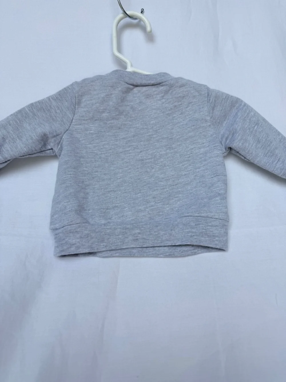 0-3 MTH chick pea Gray Sweatshirt and Orange Pumpkin Pants Kids Matching Set